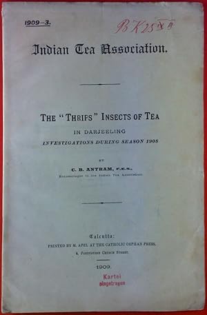 Imagen del vendedor de Indian Tea Association. The Thrips Insects of Tea in Darjeeling Investigations During Season 1908. a la venta por biblion2