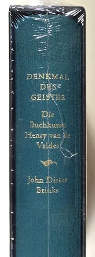 Denkmal des Geistes. Die Buchkunst Henry van de Veldes.