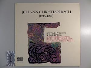 Bild des Verkufers fr J.C. Bach (1735-1787) Sinfonia IV D-Dur/ Konzertarien [Vinyl-LP/VMS2030]. zum Verkauf von Druckwaren Antiquariat