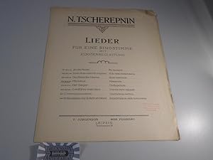 Seller image for Lieder fr eine Singstimme mit Klavierbegeleitung. Meniskus. No. 4. Op 26. No. 2. Propriete do l editeur 31037. for sale by Druckwaren Antiquariat