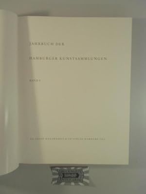 Imagen del vendedor de Jahrbuch der Hamburger Kunstsammlungen Band 8. a la venta por Druckwaren Antiquariat