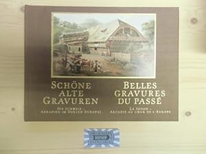 Imagen del vendedor de Schne alte Gravuren. Die Schweiz - Arkadien im Herzen Europas. / Belles Gravures du Pass. La Suisse - Arcadie au Coeur de L'Europe. a la venta por Druckwaren Antiquariat