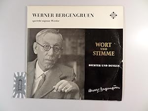 Werner Bergengruen spricht eigene Werke - Wort und Stimme - Dichter und Denker [Vinyl-LP//PLB6219].