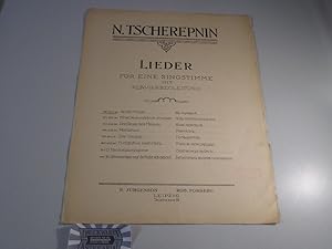 Image du vendeur pour Lieder fr eine Singstimme mit Klavierbegeleitung. An die Musik. No. 1. Op 21. No. 1. Propriete do l editeur 29773. mis en vente par Druckwaren Antiquariat