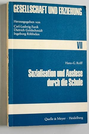 Bild des Verkufers fr Sozialisation und Auslese durch die Schule. Teil 7 ( VII ). Pdagogische Forschungen. Verffentlichungen des Comenius-Instituts. zum Verkauf von Baues Verlag Rainer Baues 