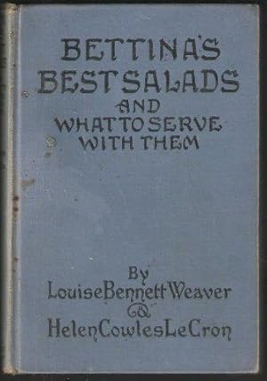 Immagine del venditore per Bettina's Best Salads and What to Serve with Them. 1st. edn. venduto da Janet Clarke Books ABA