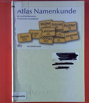 Bild des Verkufers fr Atlas Namenskunde. Vor- und Familiennamen im deutschen Sprachgebiet. CD-ROM. zum Verkauf von biblion2
