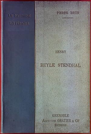 Bild des Verkufers fr Henry Beyle-Stendhal. zum Verkauf von biblion2