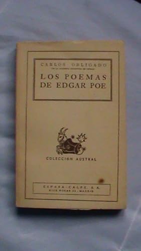 Imagen del vendedor de Los poemas de Edgar Poe a la venta por Libros Ambig