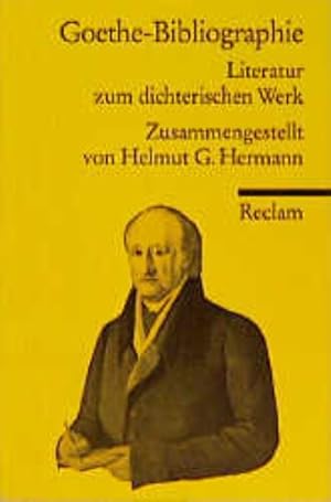 Bild des Verkufers fr Goethe-Bibliographie zum Verkauf von Antiquariat Armebooks