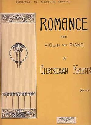 Romance for Violin and Piano. Dedicated to Theodore Spiering.