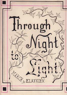 Imagen del vendedor de Through Night to Light. March. a la venta por Fokas Holthuis