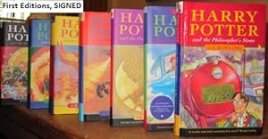 Seller image for "Harry Potter and The Philosopher's Stone" "Harry Potter and the Chamber of Secrets" "Harry Potter and the Prisoner of Azkaban" "Harry Potter and the Goblet of Fire" "Harry Potter and the Order of the Phoenix" "Harry Potter and the Half Blood Prince" and "Harry Potter and the Deathly Hallows" for sale by Magnum Opus Rare Books