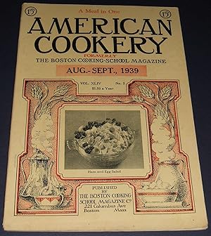 Seller image for American Cookery Magazine for Aug-Sept 1939 // The Photos in this listing are of the magazine that is offered for sale for sale by biblioboy