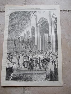 The Burial of Lord Macaulay. Westminster Abbey.