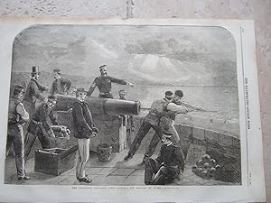 The Volunteer Artillery Corps Learning Gun Practice at Hythe.