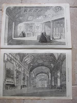 The Chamber of Mary de Medicis. AND. The Throne Room, both in the Palace of the Luxembourg.