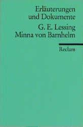 Bild des Verkufers fr Gotthold E. Lessing 'Minna von Barnhelm' zum Verkauf von Harle-Buch, Kallbach