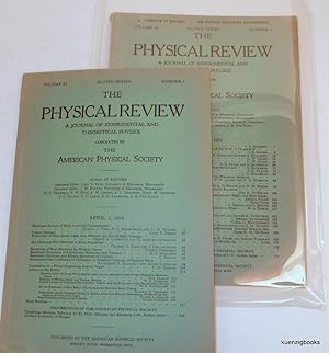 [The Discovery of Deuterium] A Hydrogen Isotope of Mass 2 WITH Hydrogen Isotope of Mass 2 and Its...