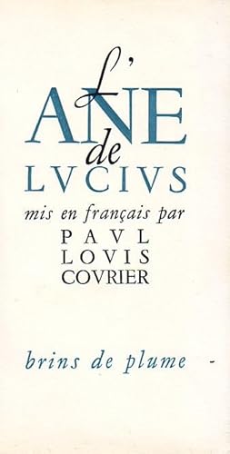 Bild des Verkufers fr L'ane zum Verkauf von Le Petit Livraire