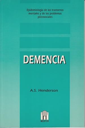 Immagine del venditore per EPIDEMIOLOGA DE LOS TRASTORNOS MENTALES Y DE LOS PROBLEMAS PSICOSOCIALES: DEMENCIA venduto da Librera Vobiscum