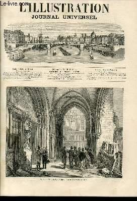 Seller image for L'ILLUSTRATION JOURNAL UNIVERSEL N 1514- ITexte :   Revue politique de la semaine.   Courrier de Paris. Correspondance du Japon.   Revue des Arts : Cercle del nion artistique.   Chronique parlementaire.   Les imptset les emprunts (III). for sale by Le-Livre