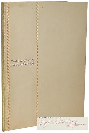 Seller image for Salut au Monde! for sale by B & B Rare Books, Ltd., ABAA