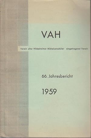 Verein alter Hildesheimer Michelsenschüler. 66. Jahresbericht. 1959.