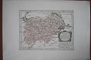 Karte England, Des Körnigreichs England westlicher Theil oder Hereford Shire, Worcestersh, Warwic...