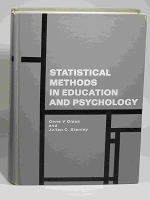 Statistical Methods in Education and Psychology (Prentice-Hall series in educational measurement,...