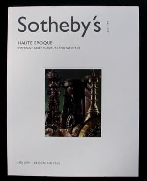 (1) Haute Epoque - Important early Furniture and Tapestries UND (2) A Private Passion for Renaiss...