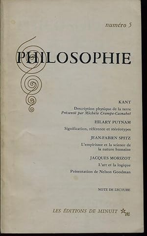 Seller image for Philosophie N 5 for sale by Sylvain Par