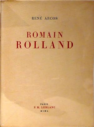 Imagen del vendedor de Romain Rolland a la venta por Librairie Lis Tes Ratures
