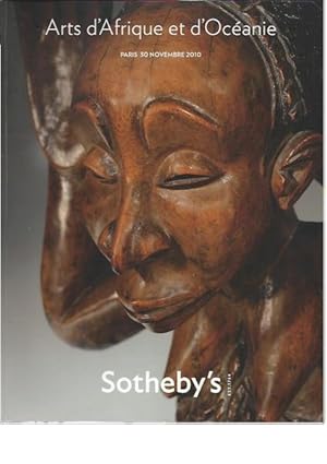 (Auction catalogue) Sotheby's, November 30, 2010. ARTS D'AFRIQUE ET D'OCEANIE