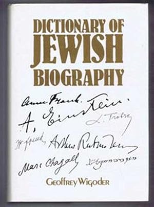 Seller image for Dictionary of Jewish Biography for sale by Bailgate Books Ltd