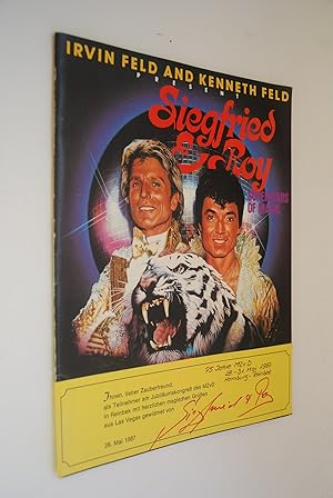 Siegfried & Roy Superstars of Magic in Beyound Belief an amazing spectacle Souvenir Programnn, Co...