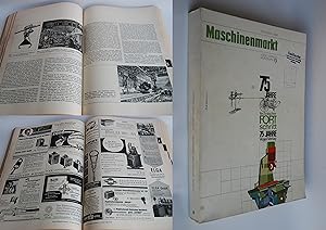 Bild des Verkufers fr Maschinenmarkt Sonderausgabe. 75 Jahre technischer Fortschritt - 75 Jahre Vogel-Verlag zum Verkauf von Antiquariat Biebusch
