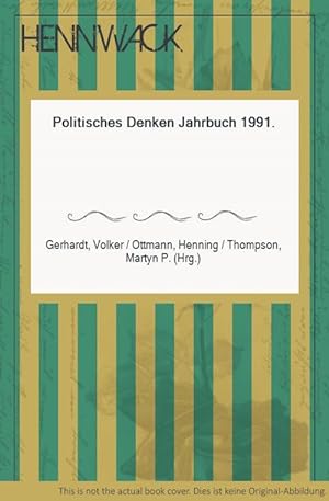 Immagine del venditore per Politisches Denken Jahrbuch 1991. venduto da HENNWACK - Berlins grtes Antiquariat
