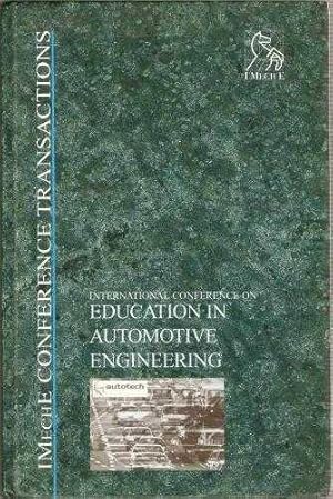 International Conference on Education in Automotive Engineering, 11 November .