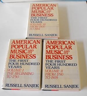Image du vendeur pour American Popular Music and its Business: The First Four Hundred Years, Three Volume Set mis en vente par Friends of PLYMC