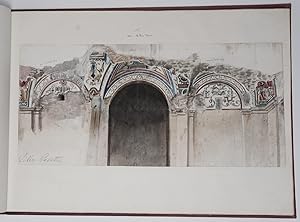 Seller image for [RENAISSANCE ARCHITECTURE]. [UNPUBLISHED WATERCOLORS OF THE FRESCOS OF THE CASINO FELICE, ROME, NOW DESTROYED]. Pianta del Palazzo Peretti alla Terme Diocleziane, restaurato, nelle pitture, per ordini di Sua Eccellenza il Sig. Principe Don Camillo Massimo. Dall'Artisto Cav. Prof. Annibale Angelini; 1871 e 1872 for sale by Michael Laird Rare Books LLC