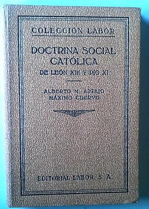 Image du vendeur pour DOCTRINA SOCIAL CATOLICA DE LEON XIII Y PIO XI mis en vente par Librera Salvalibros Express