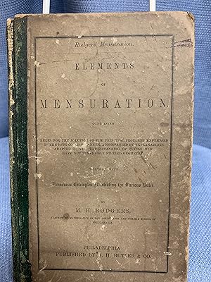 Seller image for Elements of Mensuration for sale by Bryn Mawr Bookstore