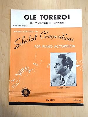 Bild des Verkufers fr Ole Torero! For Piano Accordion zum Verkauf von Bradley Ross Books