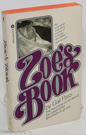 Imagen del vendedor de Zoe's book; a novel a la venta por Bolerium Books Inc.