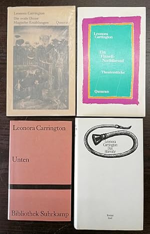 Immagine del venditore per Das Hrrohr. (Frft., Insel 1980) --- Unten. (Bibl. Suhrkamp 737) 1981 (EA) --- Die ovale Dame. magische Erzhlungen (Qumran 1982). --- Ein Flanell-Nachthemd. Theaterstcke. (Edition Qumran) 1985. --- venduto da Klaus Schneborn