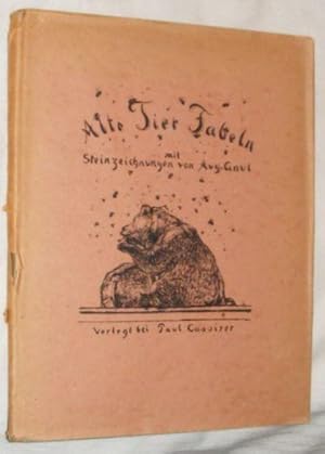 Alte Tier Fabeln. Mit Steinzeichnungen von Aug. Gaul. (Alte Tierfabeln aus Karl Wilhelm Ramlers F...