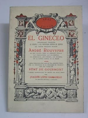 Seller image for EL GINECEO imponderable coleccion de setenta y seis portentosos estudios de for sale by LIBRERIA  SANZ