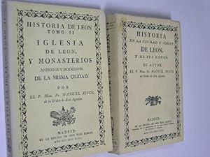 Imagen del vendedor de HISTORIA DE LA CIUDAD Y CORTE DE LEON./ HISTORIA DE LEON IGLESIA (2 VOLUMEN a la venta por LIBRERIA  SANZ