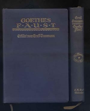 Seller image for Goethes Faust : [In 2 Bden] ; Nach Entstehung u. Inhalt. erkl. von [Mehrteiliges Werk] for sale by Versandantiquariat Ottomar Khler